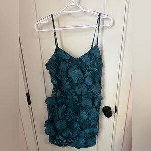 Flower detailed dress